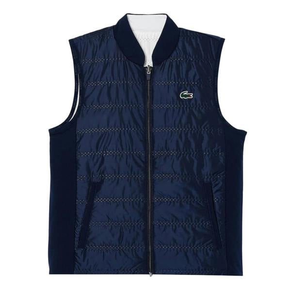 Lacoste Womens/Ladies Quilted Slim Gilet - Navy - 