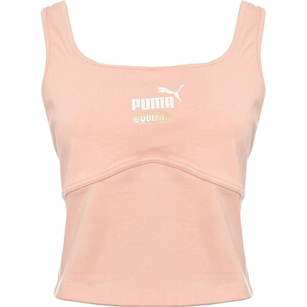 Puma Women's Pastel Pink Queen Plus Structured Bralette