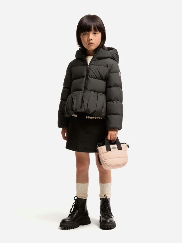 Moncler Enfant Girls Down Padded Elizaveta Jacket in Black
