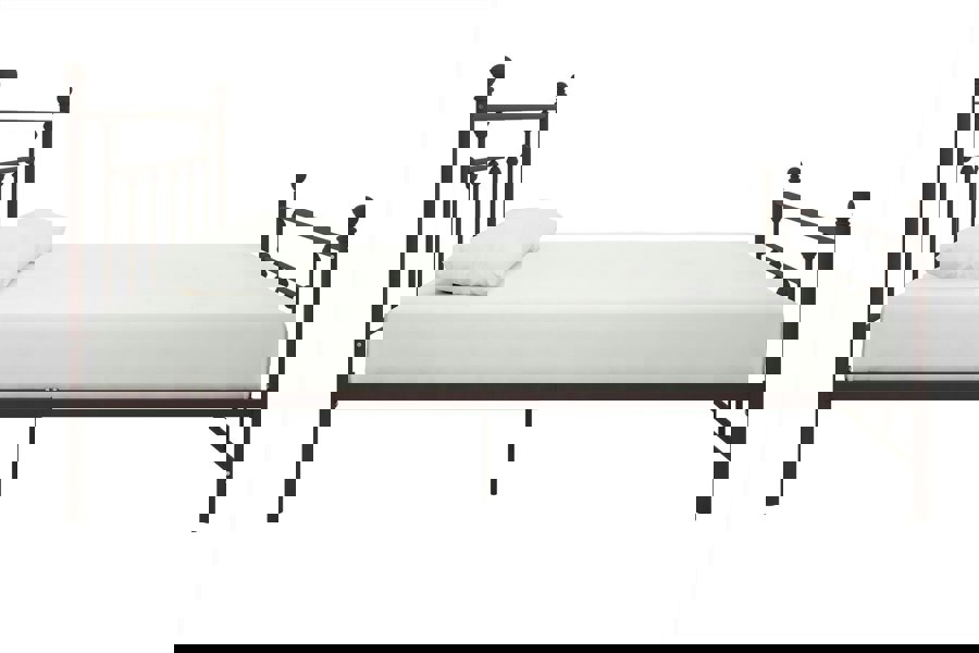 Dorel Home Manila Metal Bed Bronze Look - King