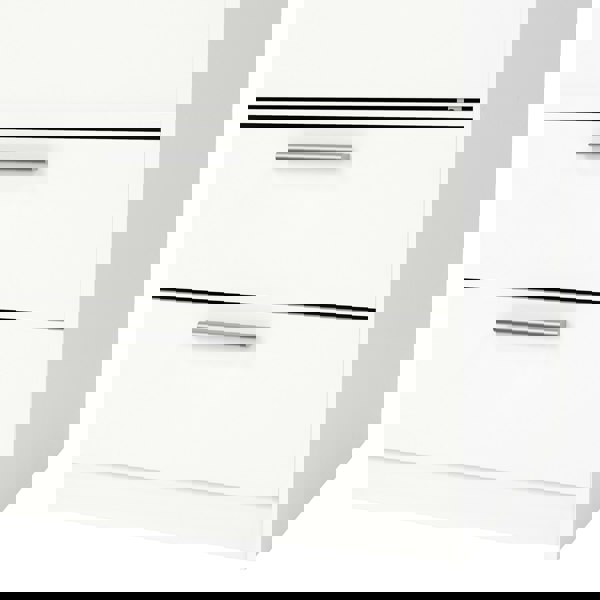 Furniture To Go Line Wardrobe with 2 Sliding Doors and 4 Drawers, White