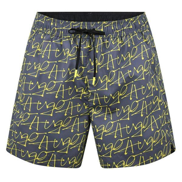 Hugo Mens Marco 01 Swim Shorts - Bright Yellow - 