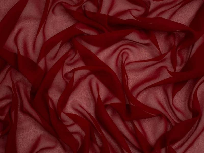 Minerva Core Range Minerva Light Sheer Chiffon Fabric - Plain Design Dressmaking Fabric, 110 cm / 44" Wide - per metre