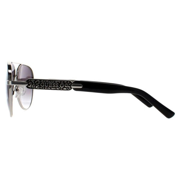 Guess Sunglasses GF0287 06B Silver Black Grey Gradient