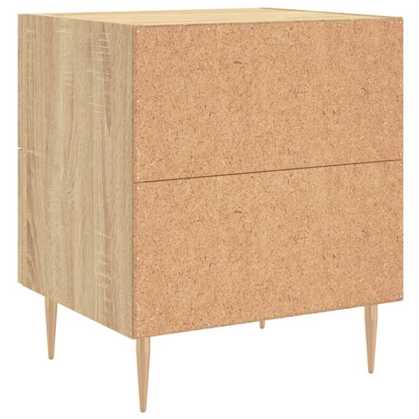 Berkfield Bedside Cabinet Sonoma Oak 40x35x47.5 cm Engineered Wood