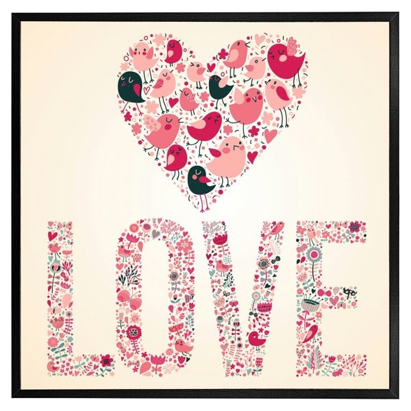 Benjamin Tate Design Love hearts (picture Frame)