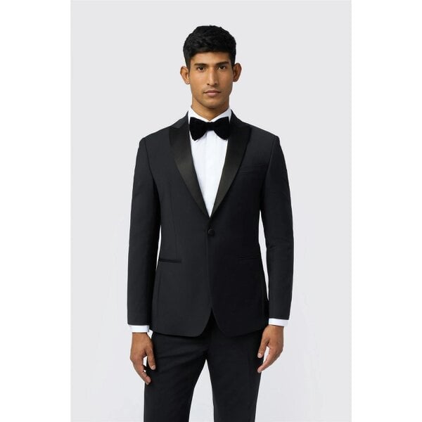 Ted Baker Slim Fit Performance Super Black Tuxedo Jacket