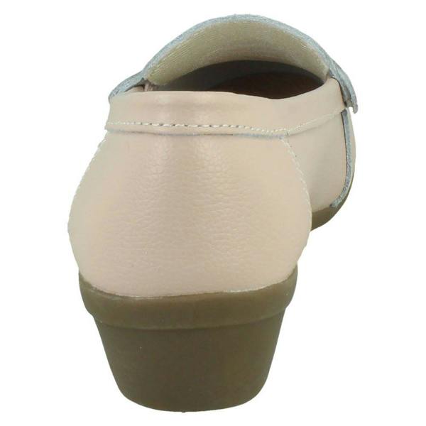 Down to Earth Ladies Down To Earth Wide Fit Wedge Heel Casual Shoes F3124