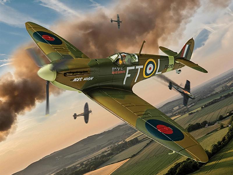 Corgi Heavy Metal Planes Iron Maiden 'Aces High' Spitfire MkIII
