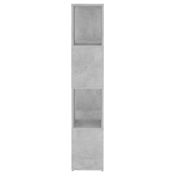 Berkfield Book Cabinet Room Divider Concrete Grey 60x24x124.5 cm