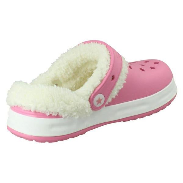 Pineapple Girls Pineapple Light Up Fluffy Lined Clogs H2719