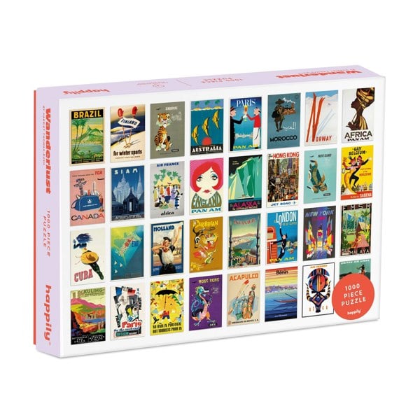 Happily Puzzles Wanderlust - 1,000 Piece Jigsaw Puzzle