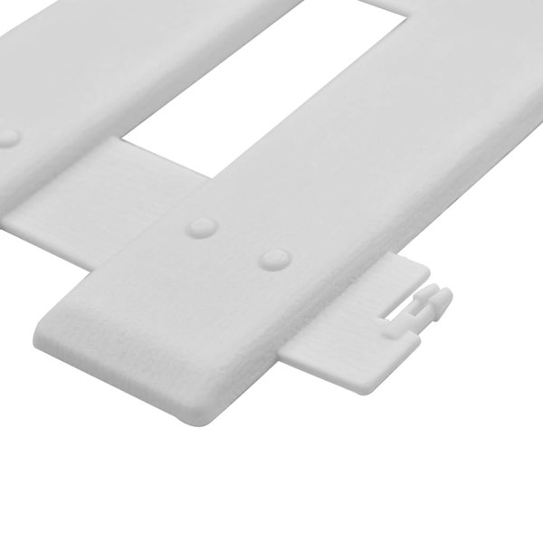 Berkfield Lawn Edgings 25 pcs White 10 m PP