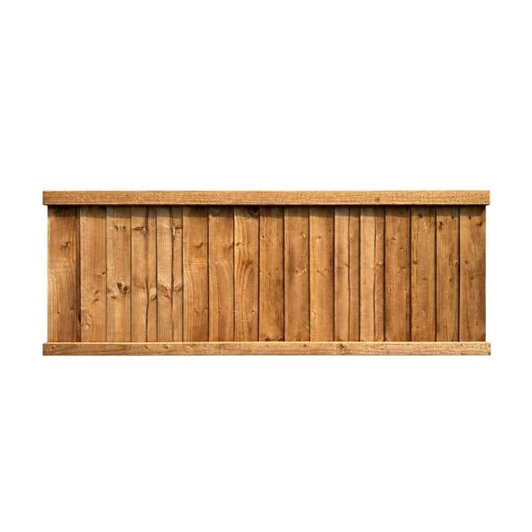 Snowdon Timber Treated Brown Feather Edge Fence Panel (W) 1828mm (H) 600mm