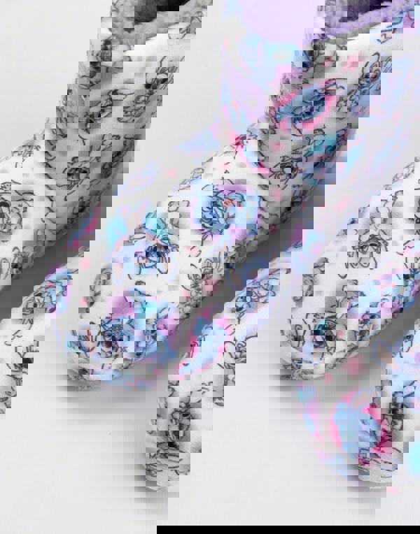 Lilo & Stitch Girls Multicoloured Character AOP Slipper Boots