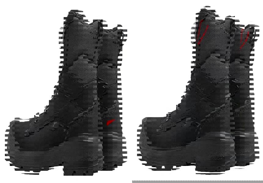 Red Wing Shoes Red Wing VersaPro 3035 Men's Tall 8-inch BOA Waterproof Safety Boots, black with reinforced toe and waterproof design, ideal for safety and durability