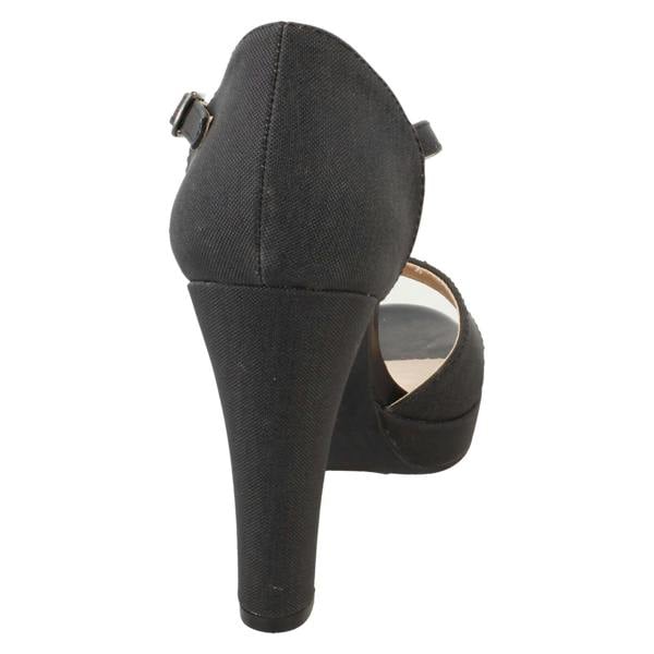 Anne Michelle Ladies Anne Michelle High Heel Platform Mule Sandal F12047