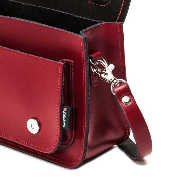 Zatchels Handmade Leather Micro Satchel - Oxblood