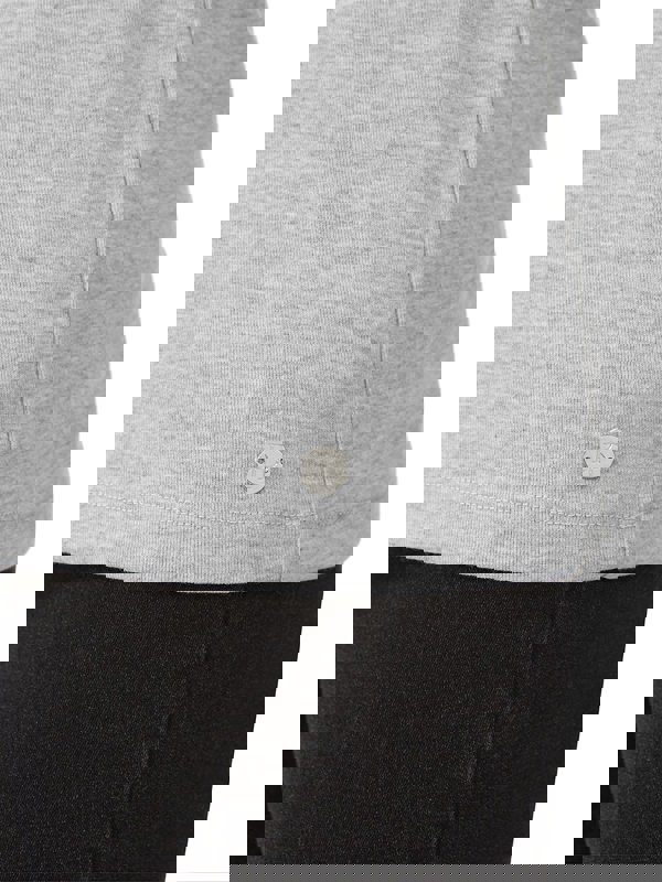 PennyPlain High Neck Top - Silver Marl