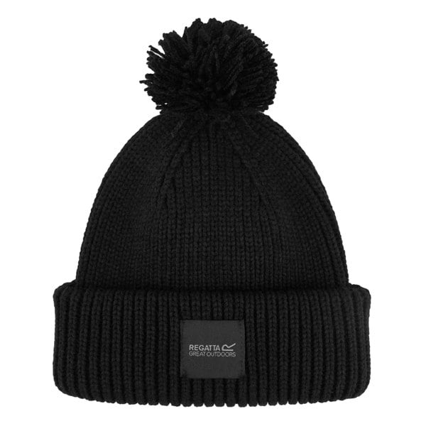 Regatta Unisex Adult Connora Pom Pom Beanie - Black