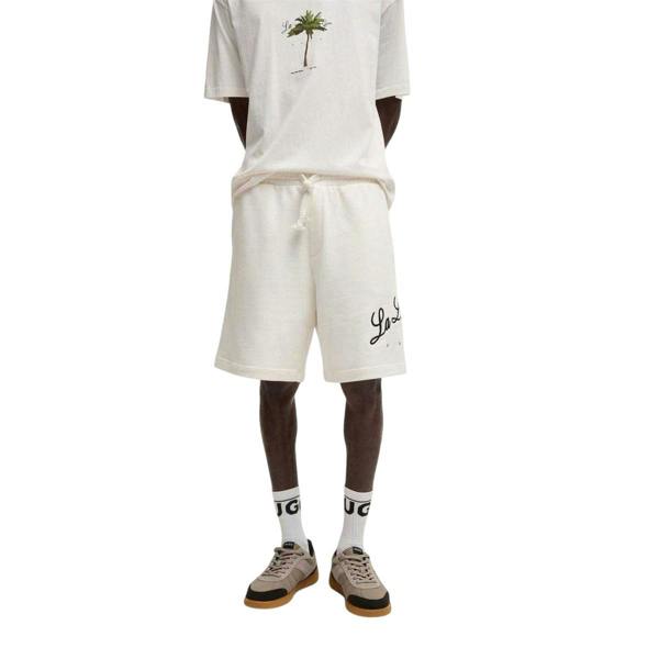 Hugo Mens Sweat Shorts - Natural - 