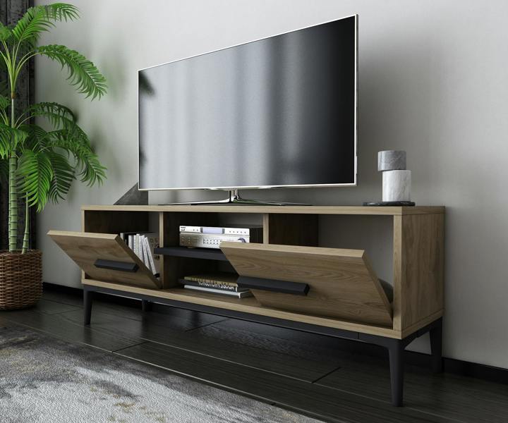 Decorotika Eslem Modern Tv Stand Tv Unit TV Cabinet for TV's up to 55"