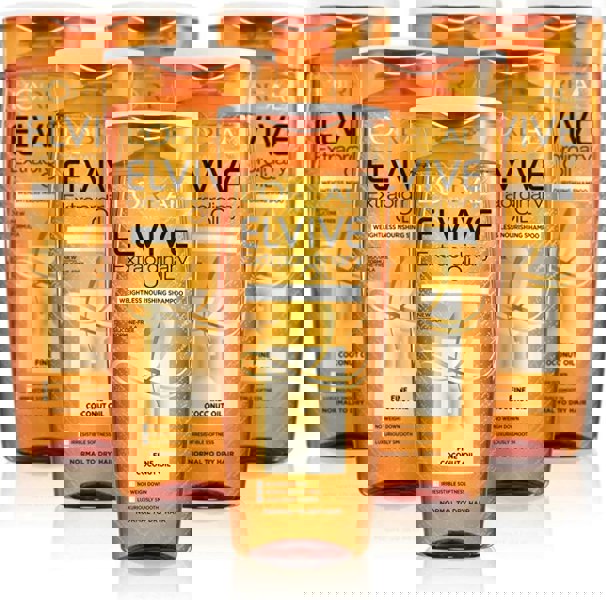 L'Oreal L’Oreal Elvive Extraordinary Oil Coconut Shampoo 400ml Pack of 6