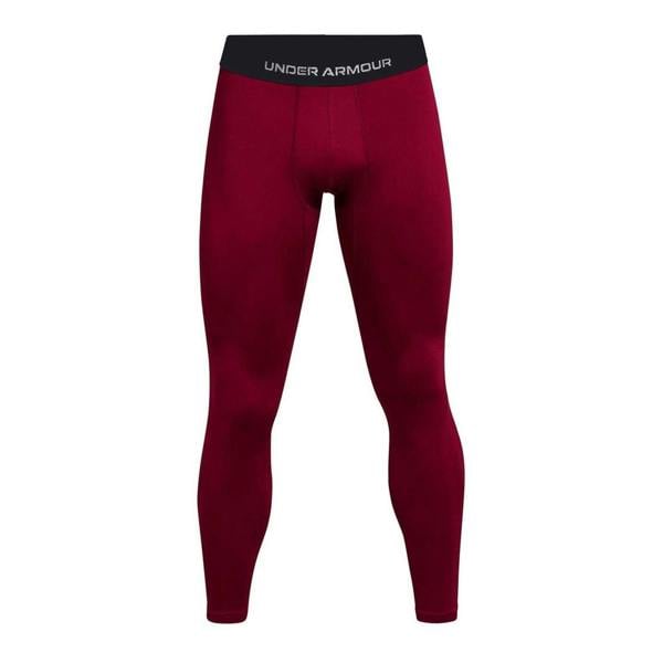Under Armour Mens Armour Compression Leggings - Red - 