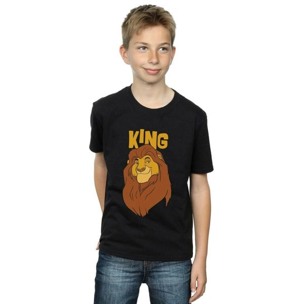 Disney Boys The Lion King Mufasa King T-Shirt - Black