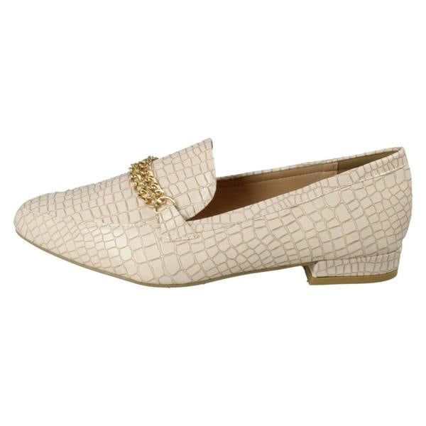 Spot On Ladies Spot On Wide Fit Loafers F80534