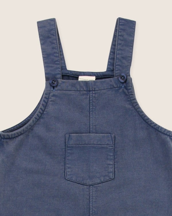 Blue Zebra Head Print On Leg Dungarees - image 4