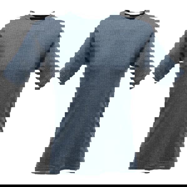 Regatta Professional Mens Thermal Short-Sleeved Base Layer Top - Denim Blue