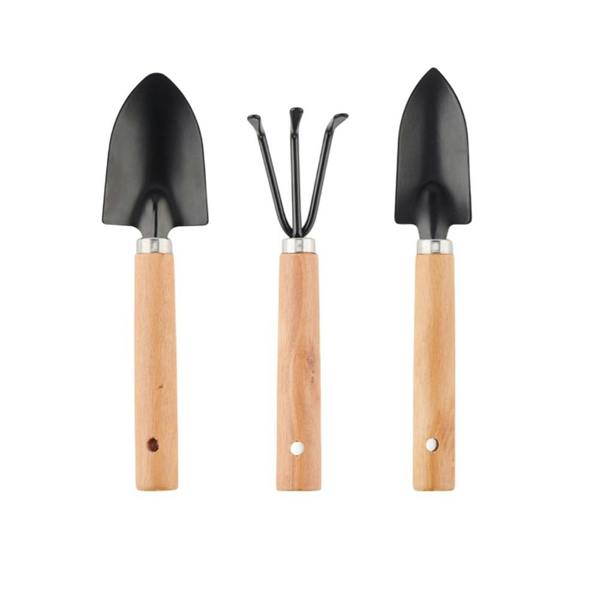 MidOcean Grass Garden Tools (Pack of 3) - Black - 