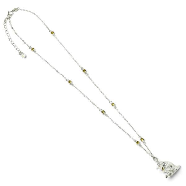 The Carat Shop Fantastic beasts sterling silver Niffler Necklace with crystal elements