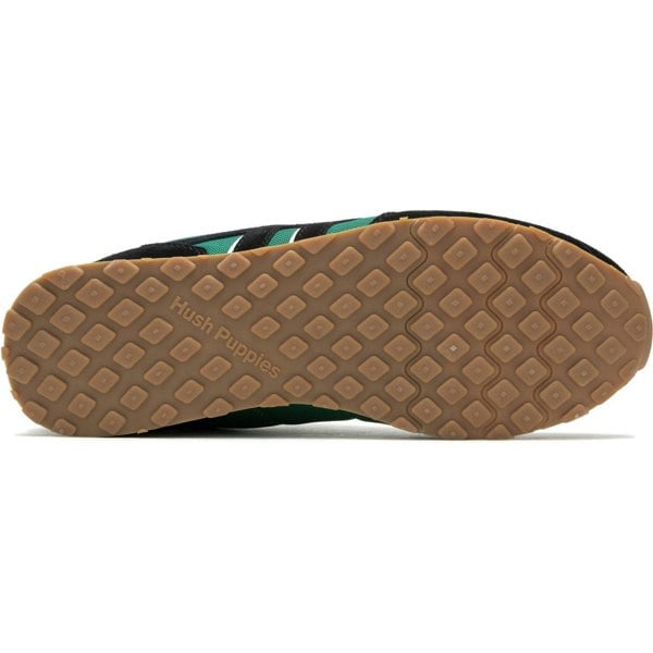 Hush Puppies Seventy8 Leather Men's Green Trainers