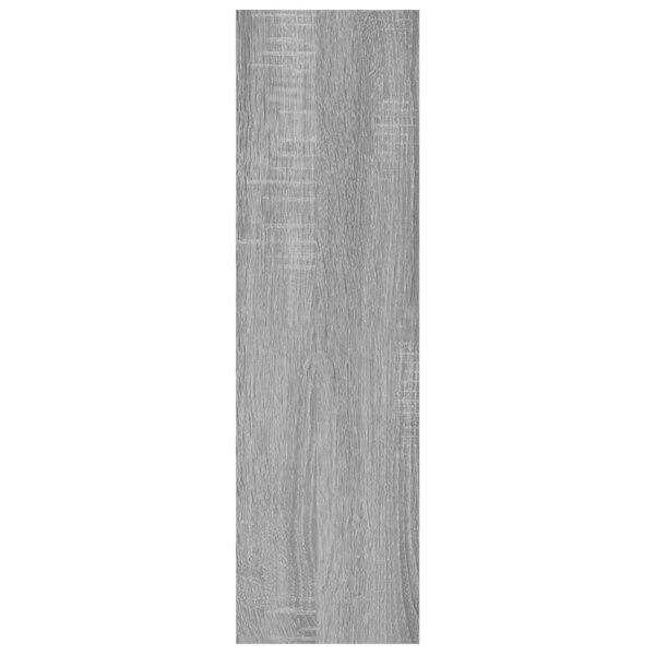 Berkfield Wall Shelf Grey Sonoma 75x16x55 cm Engineered Wood