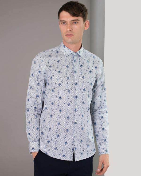 Steel & Jelly Limited Edition Mini Arrow Floral Print Long Sleeve Shirt