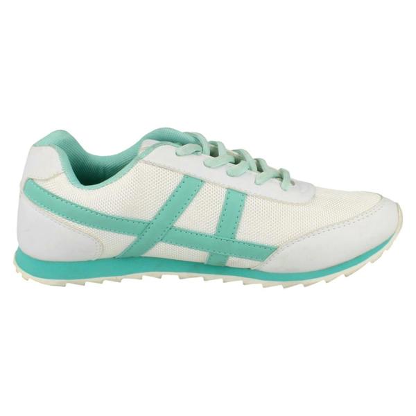 Spot On Ladies Spot On Flat Casual Lace Up Trainers