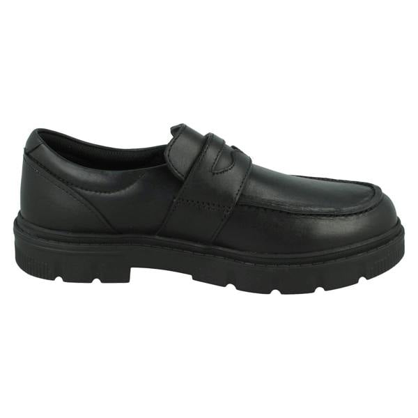 Clarks Boys Clarks Chunky Sole Slip On School Shoes Lorcam Craft