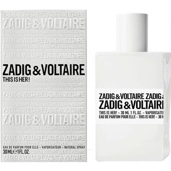 Zadig & Voltaire This Is Her 30ml Eau De Parfum EDP Spray For Her