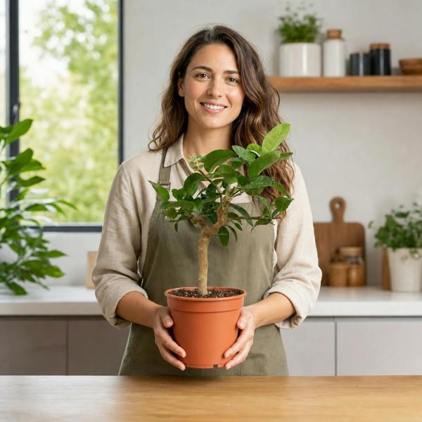 Mini Green Lime 40-50cm Height  in Pot