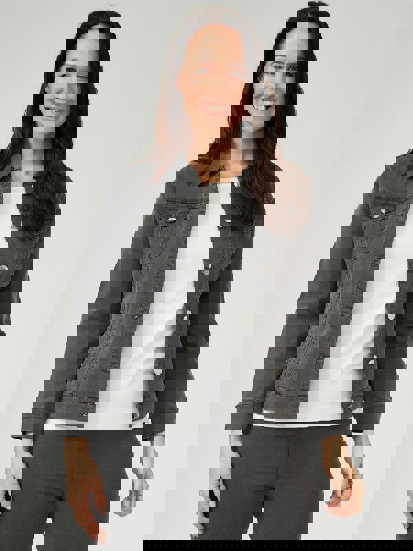 PennyPlain Denim Style Jacket - Pewter Wash