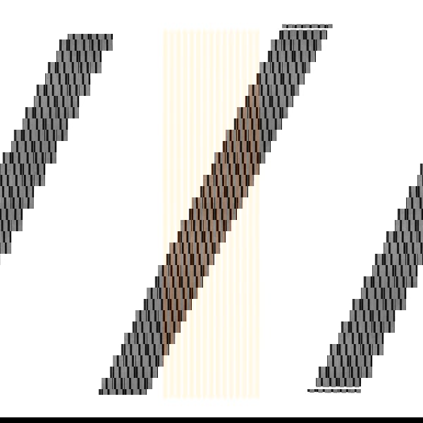 Monstershop Acoustic Slat Wall Panel - Dark Walnut