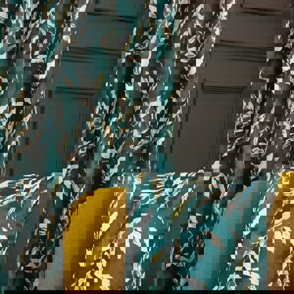 Sundour Madrid Bottle Green Blackout Ready Made Eyelet Curtains