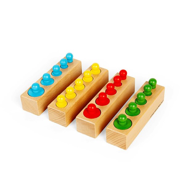 Bigjigs Toys Wooden Peg Blocks