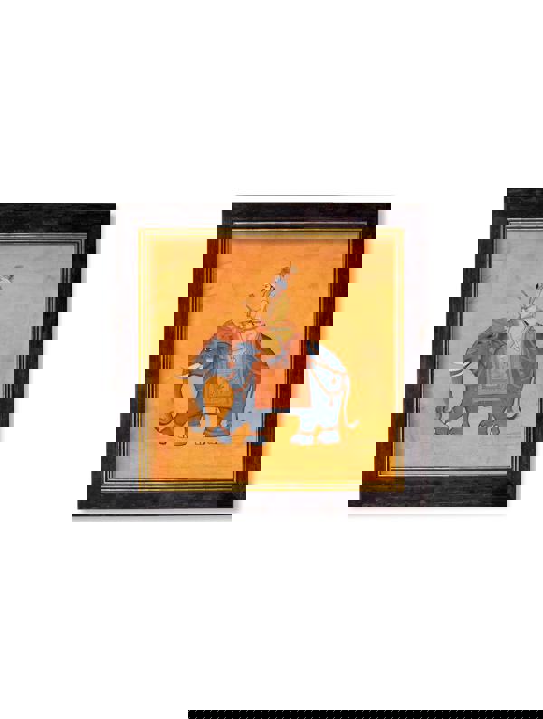 Exceptional Art Royal Saffron Mughals - Oxford square frame