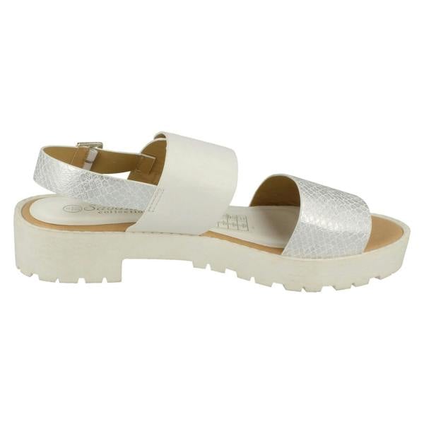 Savannah Ladies Savannah Buckle Strap Retro Sandals
