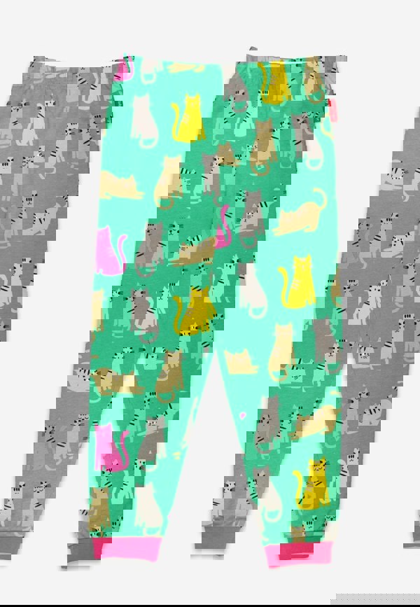 Organic Kitten Print Pyjamas - Toby Tiger