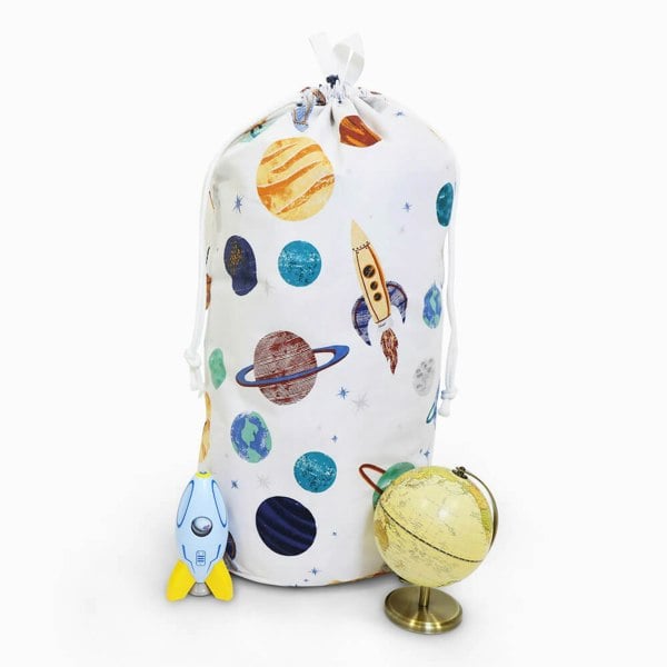 Cosmic Toy Storage Bag - Happy Linen Company