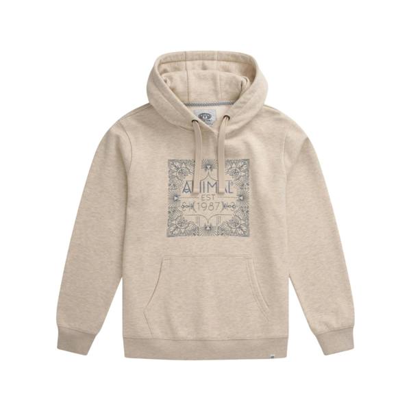 Animal Womens/Ladies Maya Graphic Print Organic Hoodie - Light Beige - 